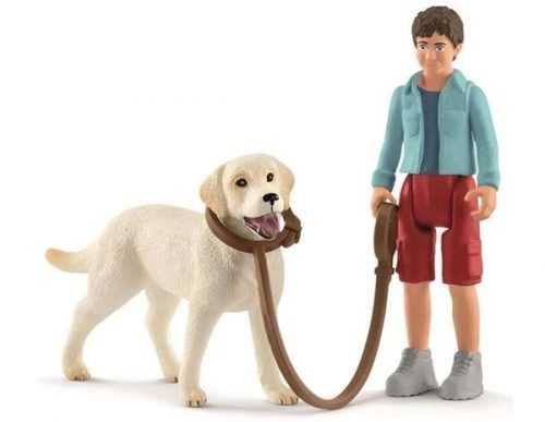 Schleich 42478 Procházka s Labradorským retrívrem