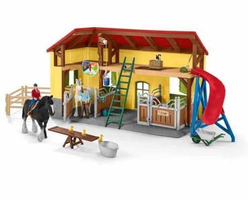 Schleich 42485 Stáj pro koně s příslušenstvím