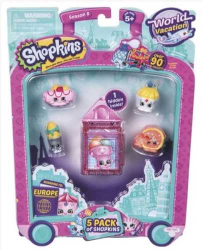 Shopkins Sada 5 figurek - mix druhů