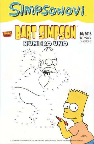 Simpsonovi - Bart Simpson 10/2016 - Numero uno - Groening Matt