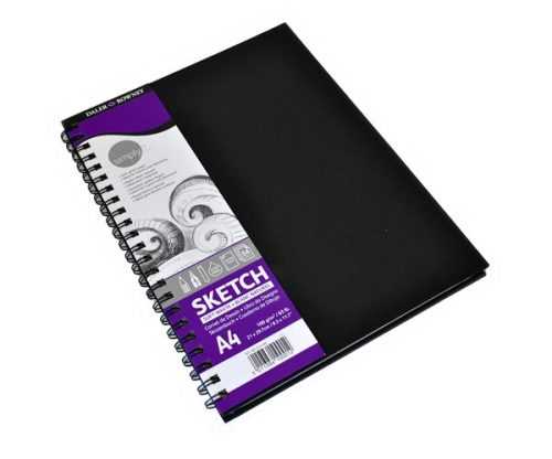 Skicovací blok Daler Rowney v pevných deskách - A4