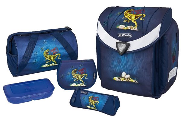 Školní aktovka Herlitz Flexi - Dino - vybavená