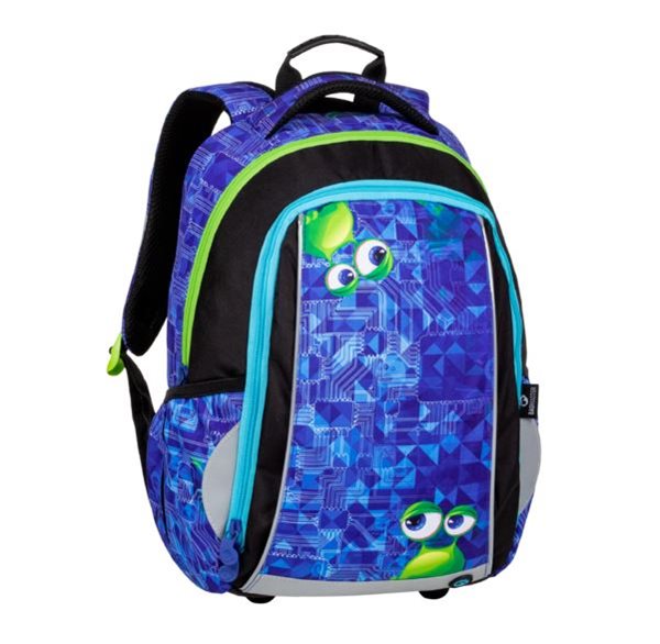 Školní batoh Bagmaster - MARK 20 B BLUE/GREEN/BLACK