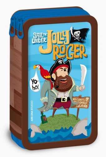 Školní penál 2-patrový Ars Una Jolly Roger