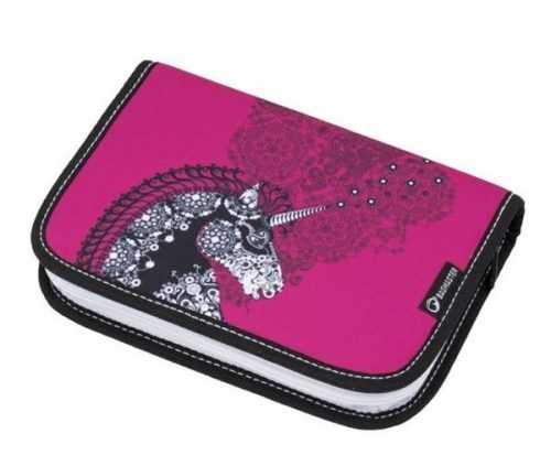 Školní penál Bagmaster - LIM 9 A PINK/BLACK/WHITE