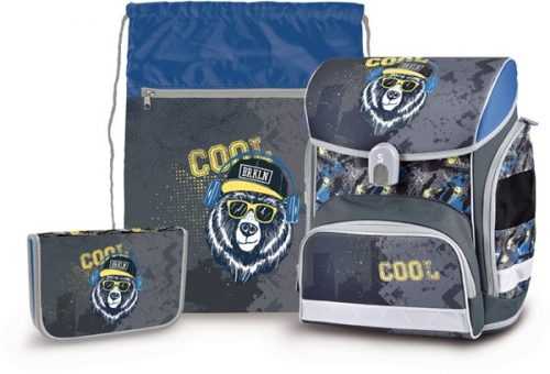 Školní set Stil - Cool Bear (aktovka + penál + sáček)