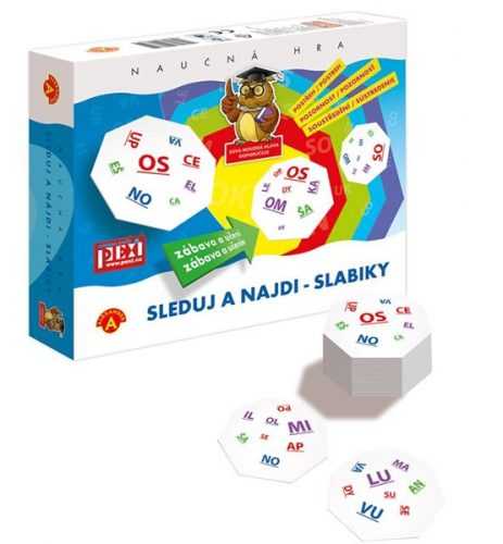 Sleduj a najdi - Slabiky společenská naučná hra