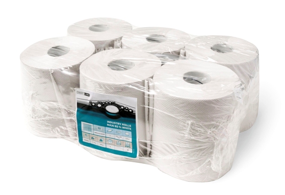 Smartline Maxi papírové ručníky v roli 2 vrstvé - bílé ( 210 x 190 mm ) - 1 role