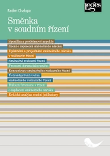 Směnka v soudním řízení - Chalupa Radim