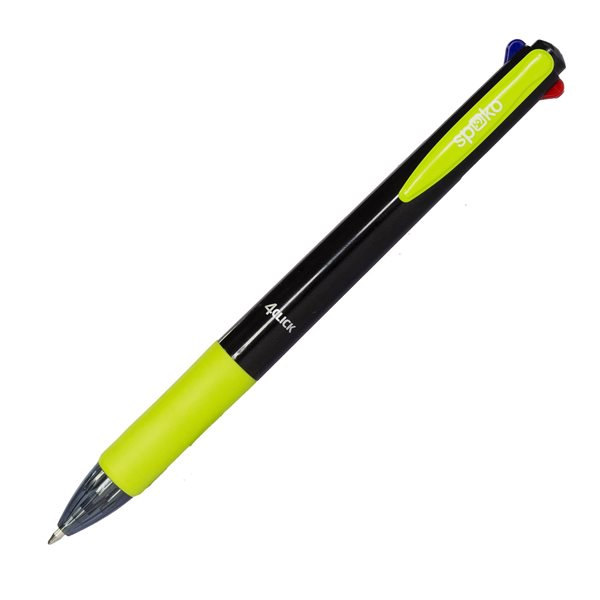 Spoko 4 CLICK kuličkové pero čtyřbarevné 0