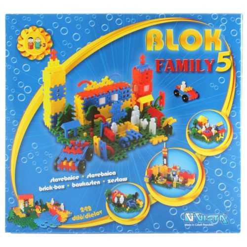 Stavebnice Blok 5 - Family / 242 dílů/