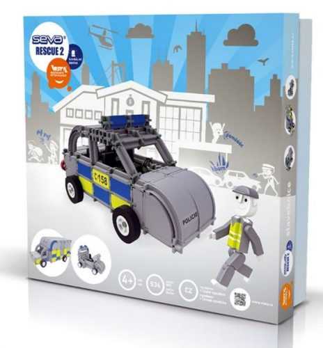 Stavebnice Seva Rescue 2 Policie plast 534ks