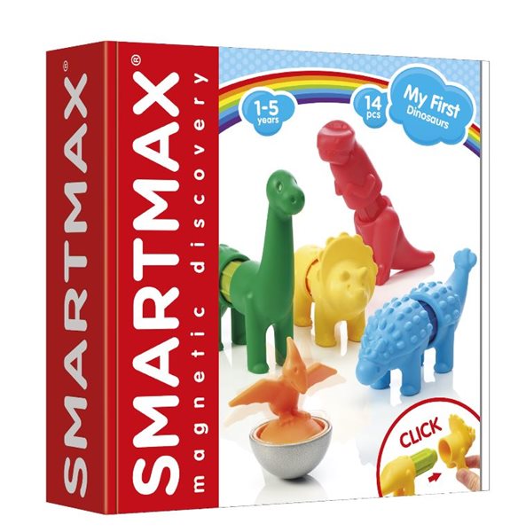 Stavebnice SmartMax - Moji první Dinosauři - 14 ks