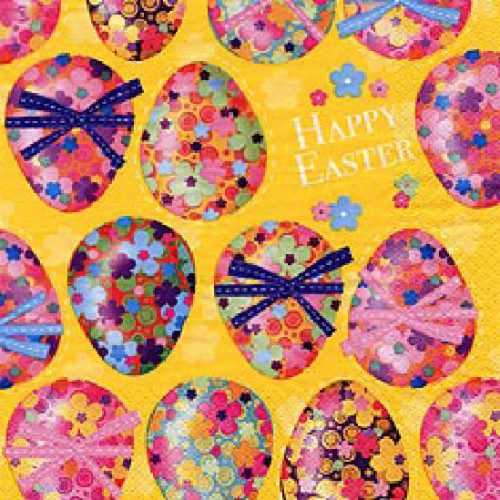 Stil Ubrousky 33 x 33 Velikonoce - Happy Easter