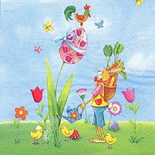 Stil Ubrousky 33 x 33 Velikonoce - Velikonoční zvířátka