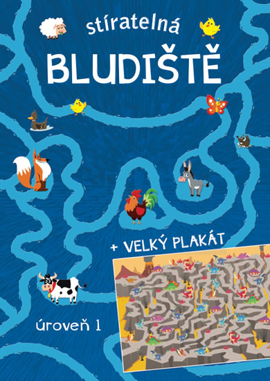 Stíratelná bludiště + velký plakát (úroveň 1) - neuveden