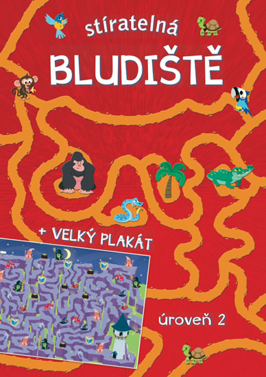 Stíratelná bludiště + velký plakát (úroveň 2) - neuveden