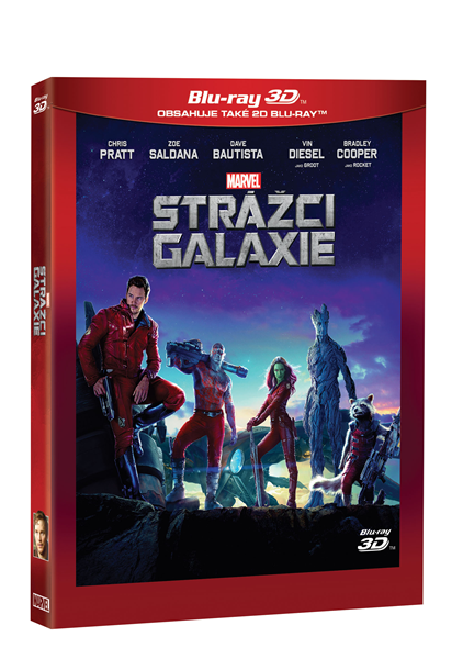 Strážci Galaxie Blu-ray (3D+2D) - James Gunn - 13x19