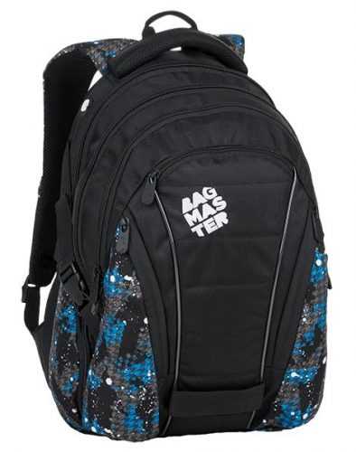 Studentský batoh Bagmaster - BAG 9 D BLUE/GRAY/BLACK
