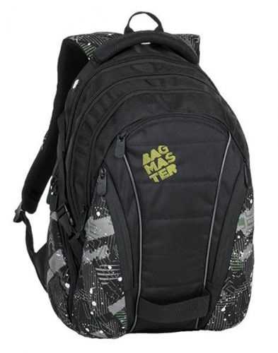 Studentský batoh Bagmaster - BAG 9 G GREEN/GRAY/BLACK