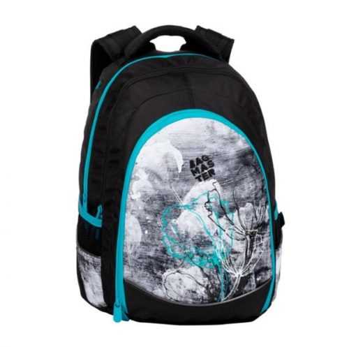 Studentský batoh Bagmaster - DIGITAL 20 B TURQUOISE/GRAY/BLACK