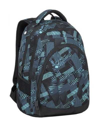 Studentský batoh Bagmaster - DIGITAL 9 C PETROL/BLUE/BLACK