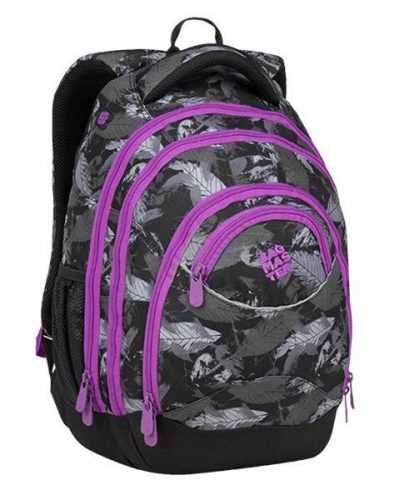 Studentský batoh Bagmaster - ENERGY 9 A VIOLET/GRAY/BLACK