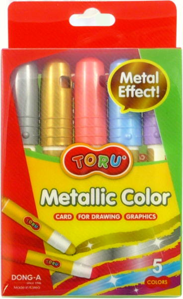 TORU - tuhé temperové barvy metalické