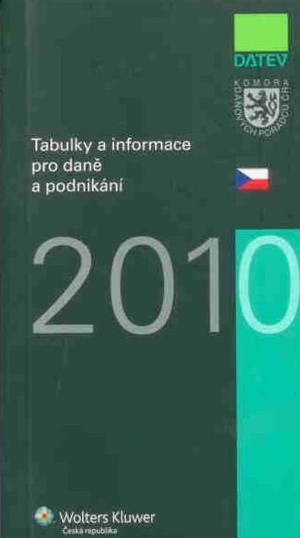 Tabulky a informace pro daně a podnikání 2010