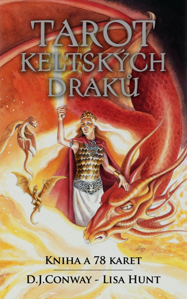 Tarot keltských draků kniha a 78 karet - D.J. Conwayová