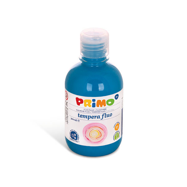 Temperová barva Primo fluorescenční - 300 ml - modrá