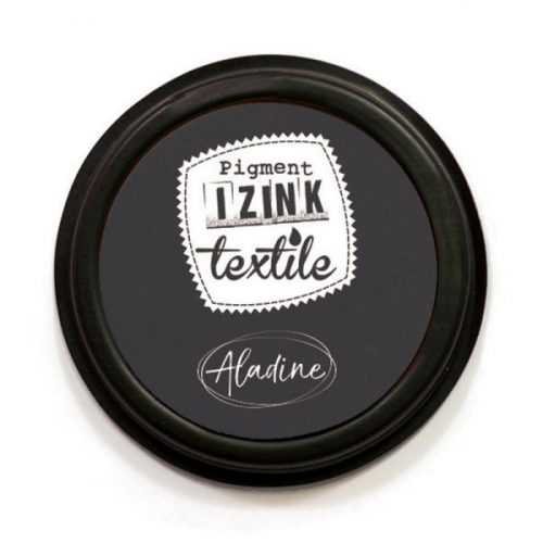 Textilní razítkovací polštářek Aladine IZINK - černý