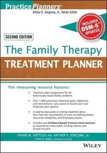 The Family Therapy Treatment Planner - Jongsma E.