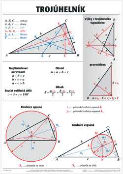 Trojúhelník - tabule 67×96 cm (š/v)