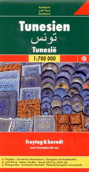 Tunisko - mapa Freytag & Berndt 1:700 000
