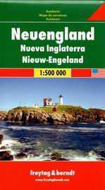 USA - New Englad - mapa Freytag - 1:500 000