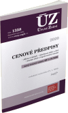 ÚZ 1358 / Cenové předpisy 2020