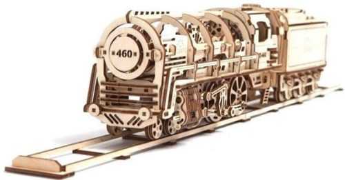 Ugears 3D Mechanická parní lokomotiva s tendrem