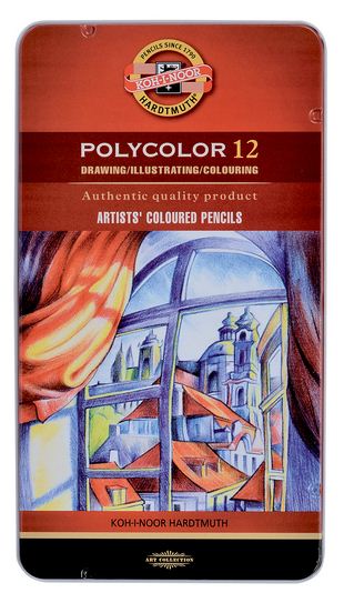 Umělecké pastelky Koh-i-noor POLYCOLOR - 12ks