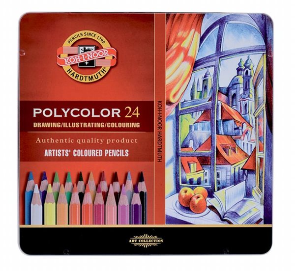 Umělecké pastelky Koh-i-noor POLYCOLOR - 24 ks