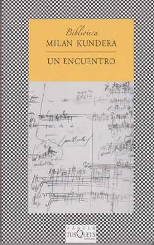 Un encuentro - Kundera Milan