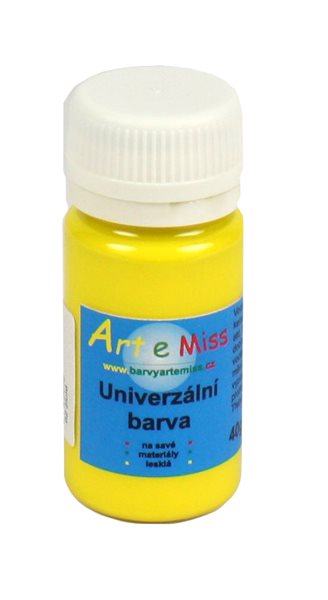 Univerzální barva - vysoce lesklá 30 g - barva žlutá