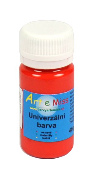 Univerzální barva - vysoce lesklá 40 g - barva červená