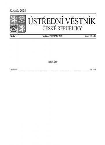 Ústřední věstník ČR 2020/003
