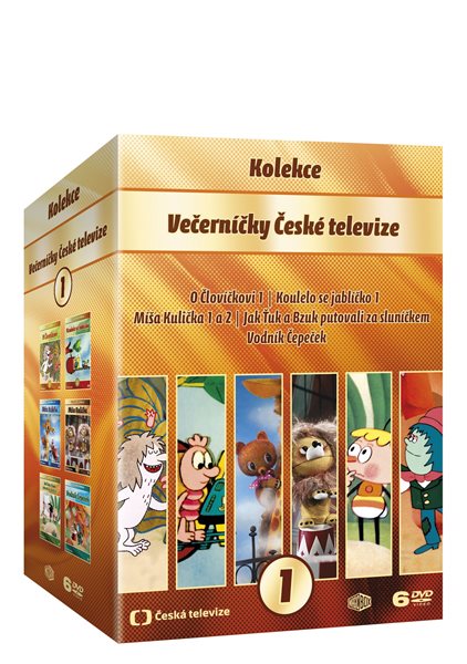 Večerníčky České televize kolekce 6 DVD - 13x19