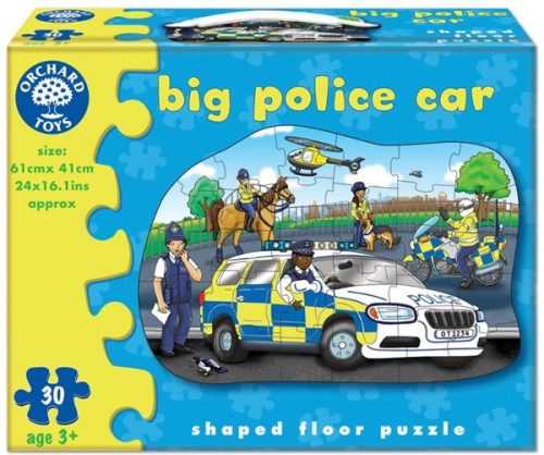 Velké policejní auto - Puzzle
