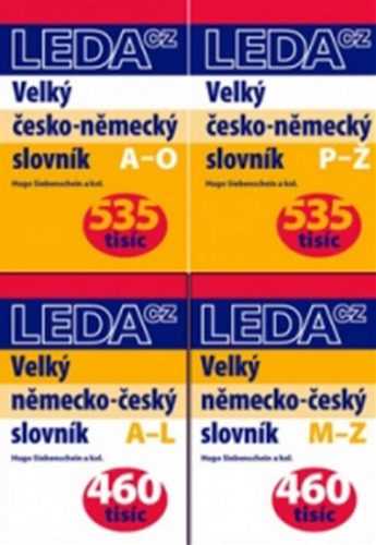 Velký ČN-NČ slovník - sada 4 knih - Siebenschein a kol.