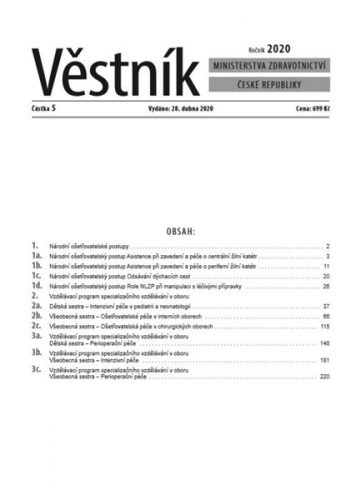 Věstník Min.zdravotnictví 2020/005