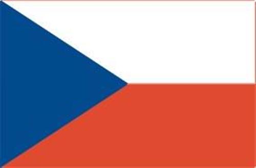 Vlajka ČR - karabiny na zavěšení 100×150 - 100x150 cm