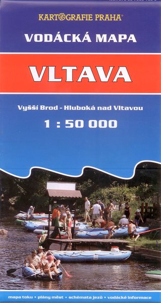 Vltava - vodácká mapa KP - 1:50t /Vyšší Brod - Hluboká nad Vltavou/